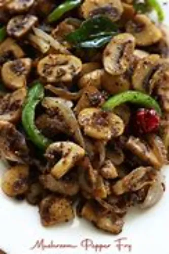MUSHROOM PEPPER FRY